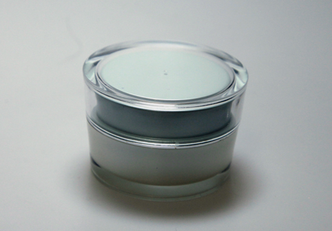 Articolo: VASO CREMA T.CONO ML. 30 VETR. BIANCO/VERDE, Codice: VC-0100-18